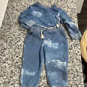 Sol Angeles Blue Cloud Kids Joggers